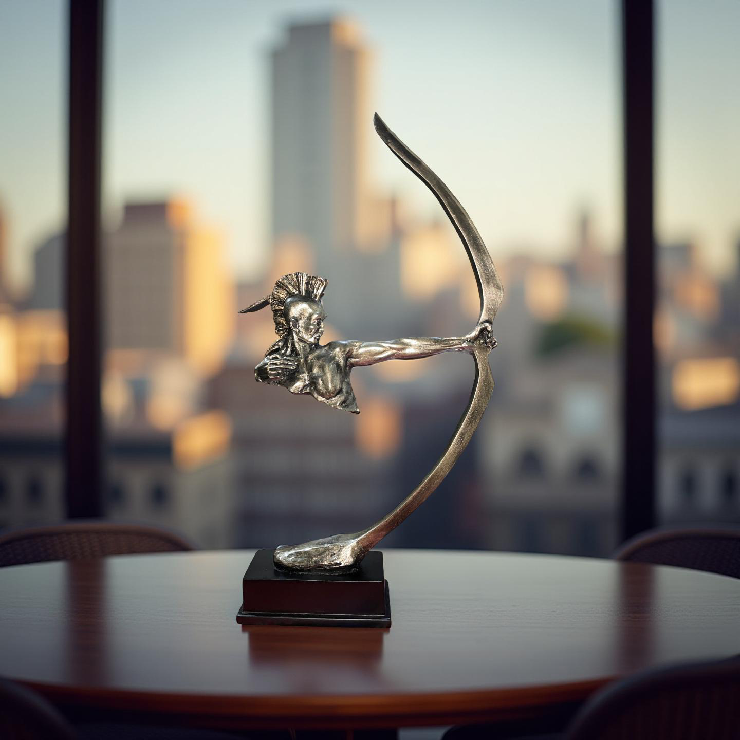 The Eternal Archer – Warrior with Bow Sculpture