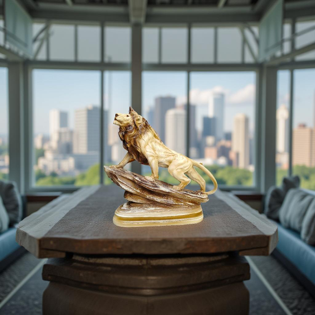 Summit Roar – Majestic Lion Figurine