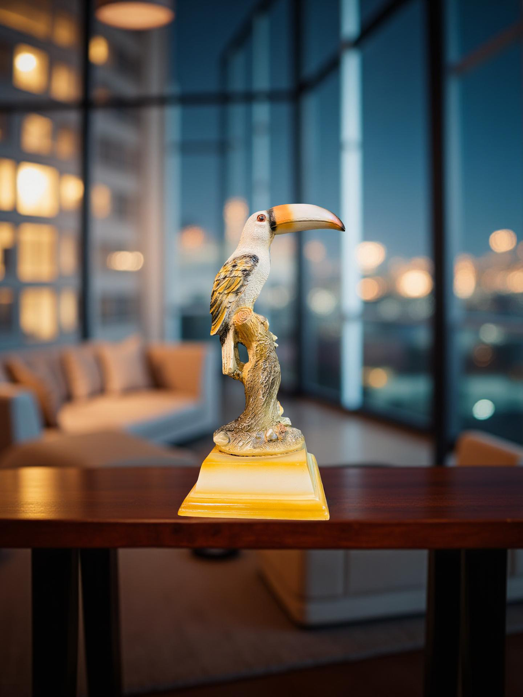 Tropical Sentinel – Toucan Perch Figurine