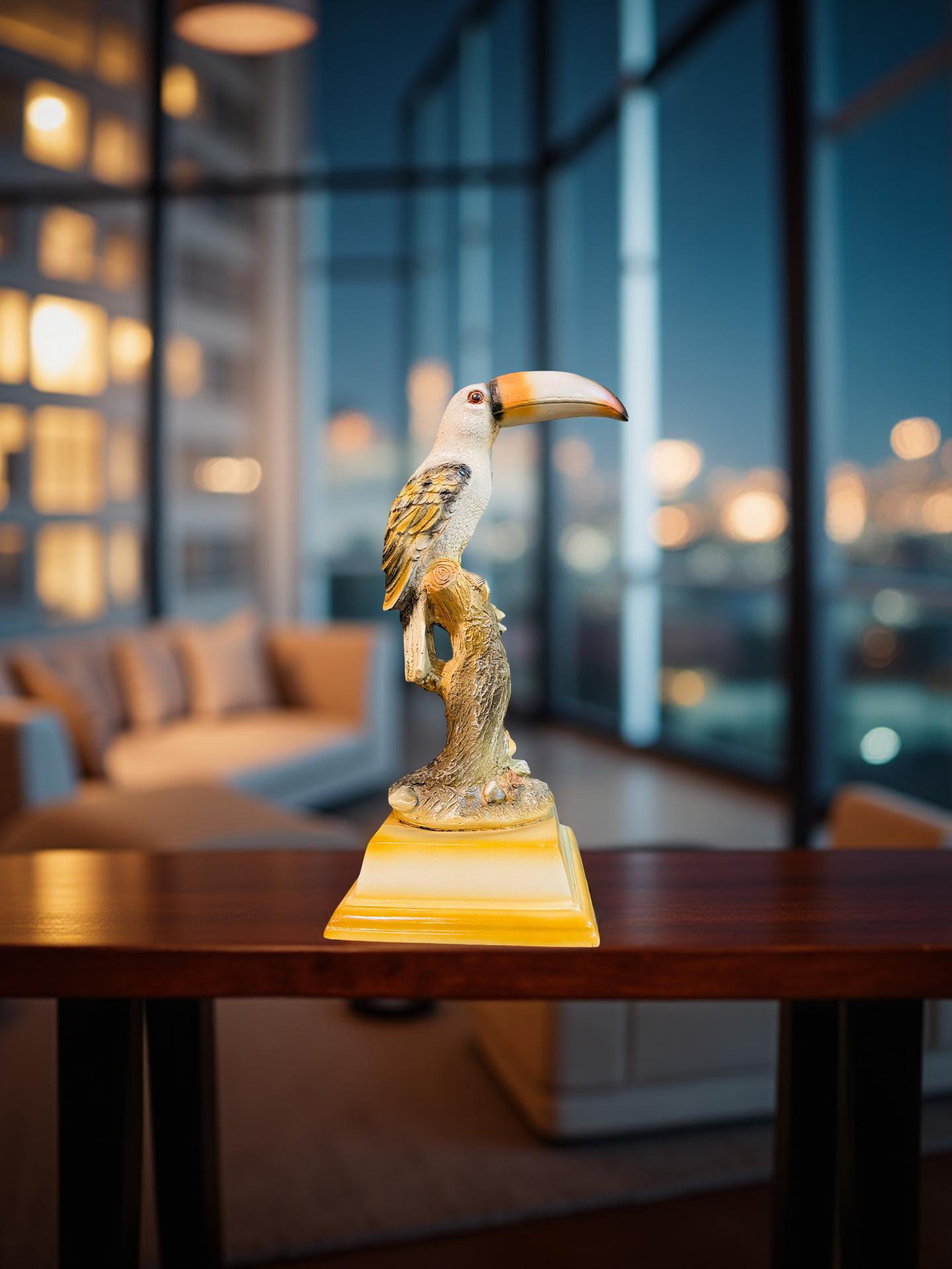 Tropical Sentinel – Toucan Perch Figurine