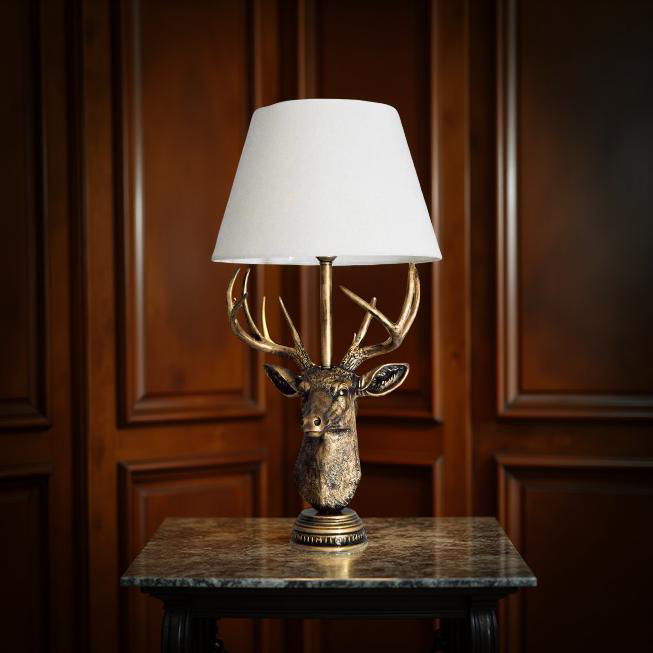 Majestic Stag Antler Lamp