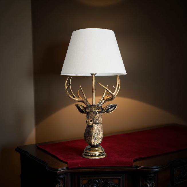 Majestic Stag Antler Lamp