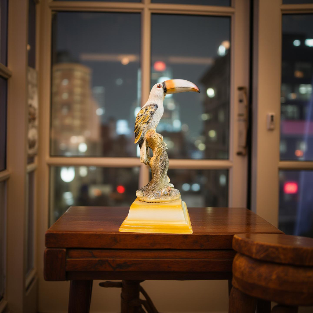 Tropical Sentinel – Toucan Perch Figurine