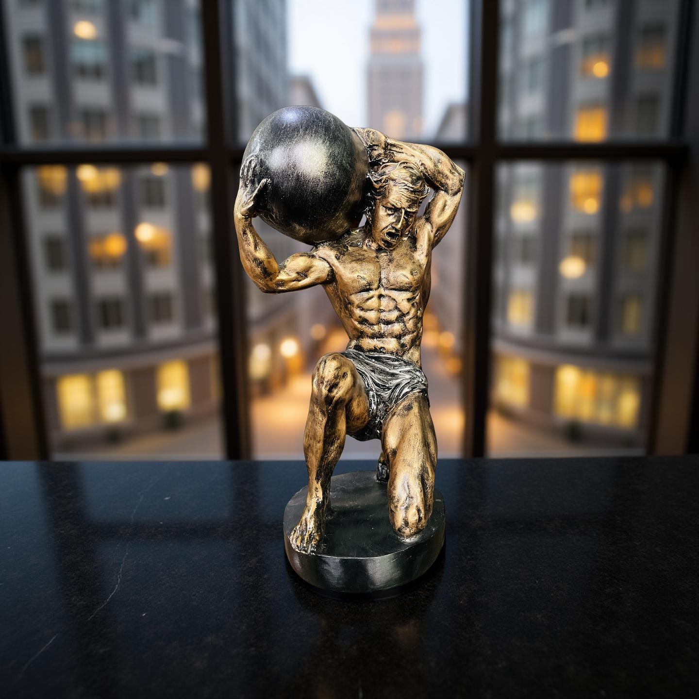 Titan’s Burden – Atlas Strength Sculpture
