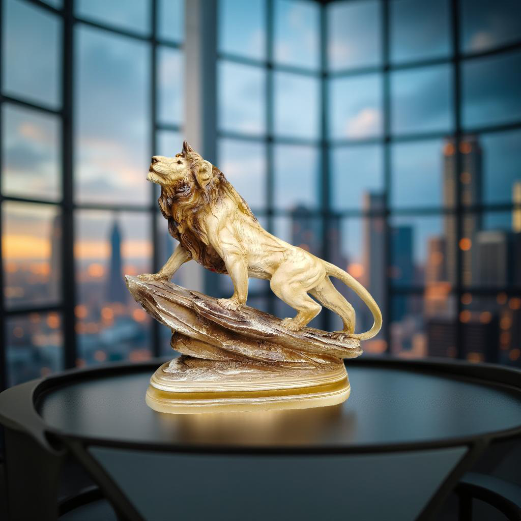 Summit Roar – Majestic Lion Figurine