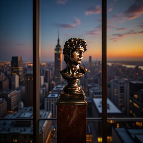 David Bust – Renaissance Masterpiece Decor