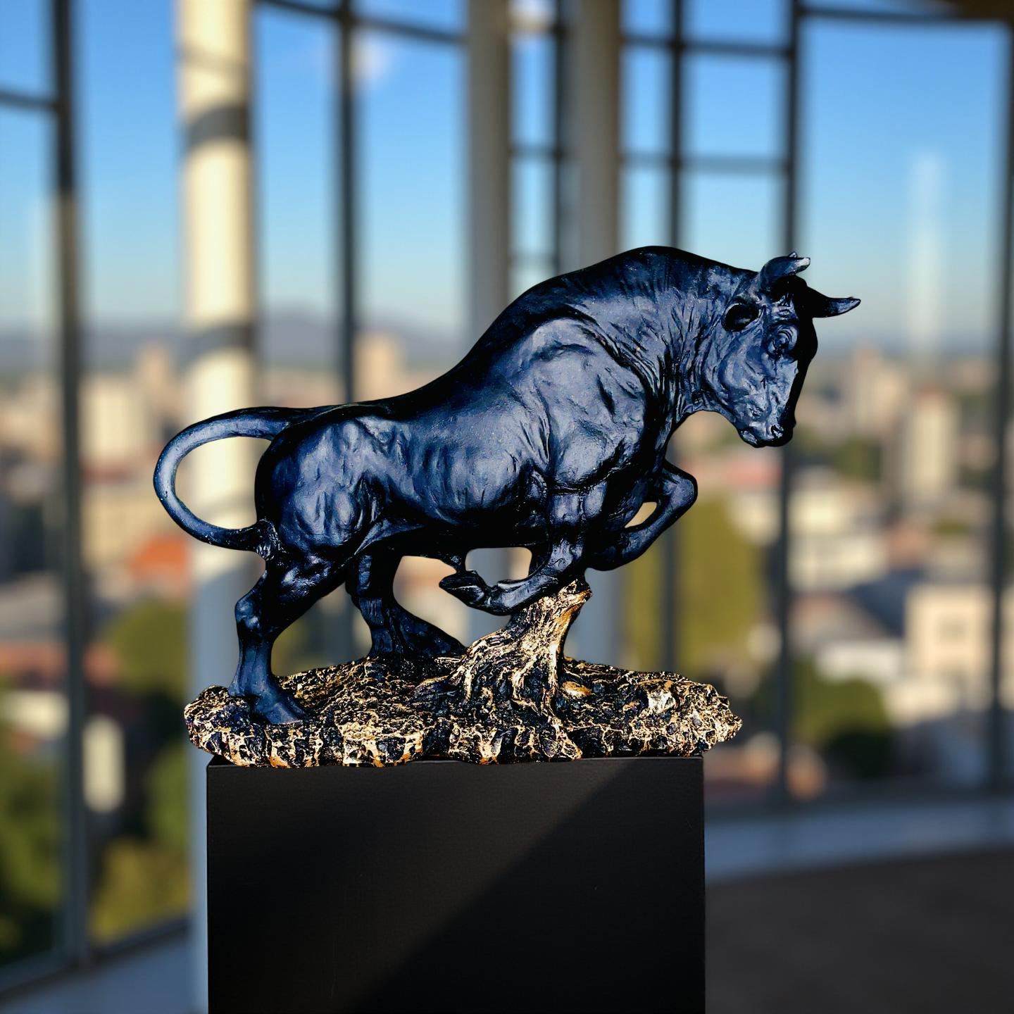 Titan Bull – Power & Prosperity Sculpture