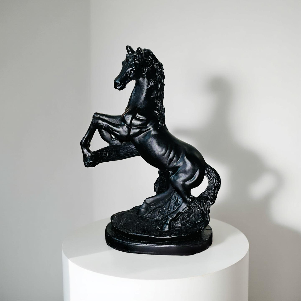 Black Horse Figurine