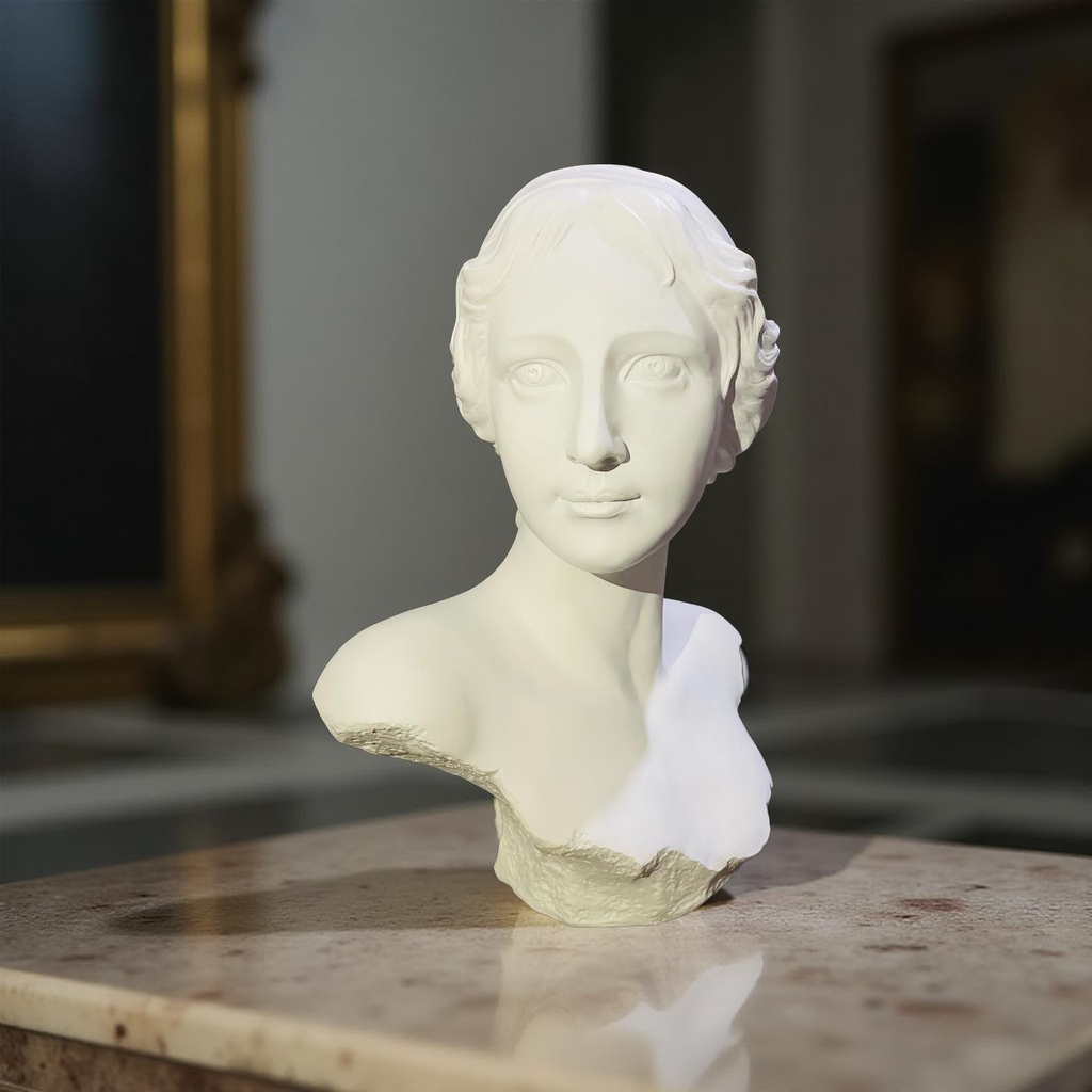 Classical Lady Bust Sculpture