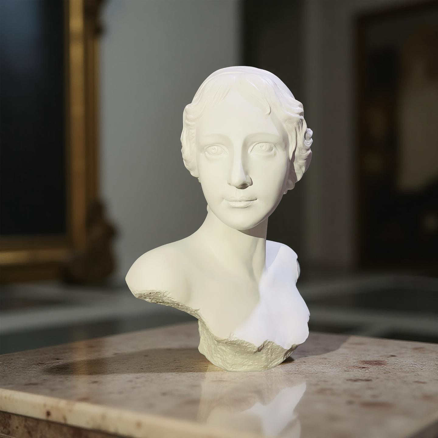 Classical Lady Bust Sculpture