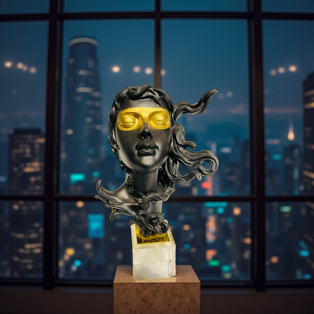 Serenity Woman Bust Sculpture