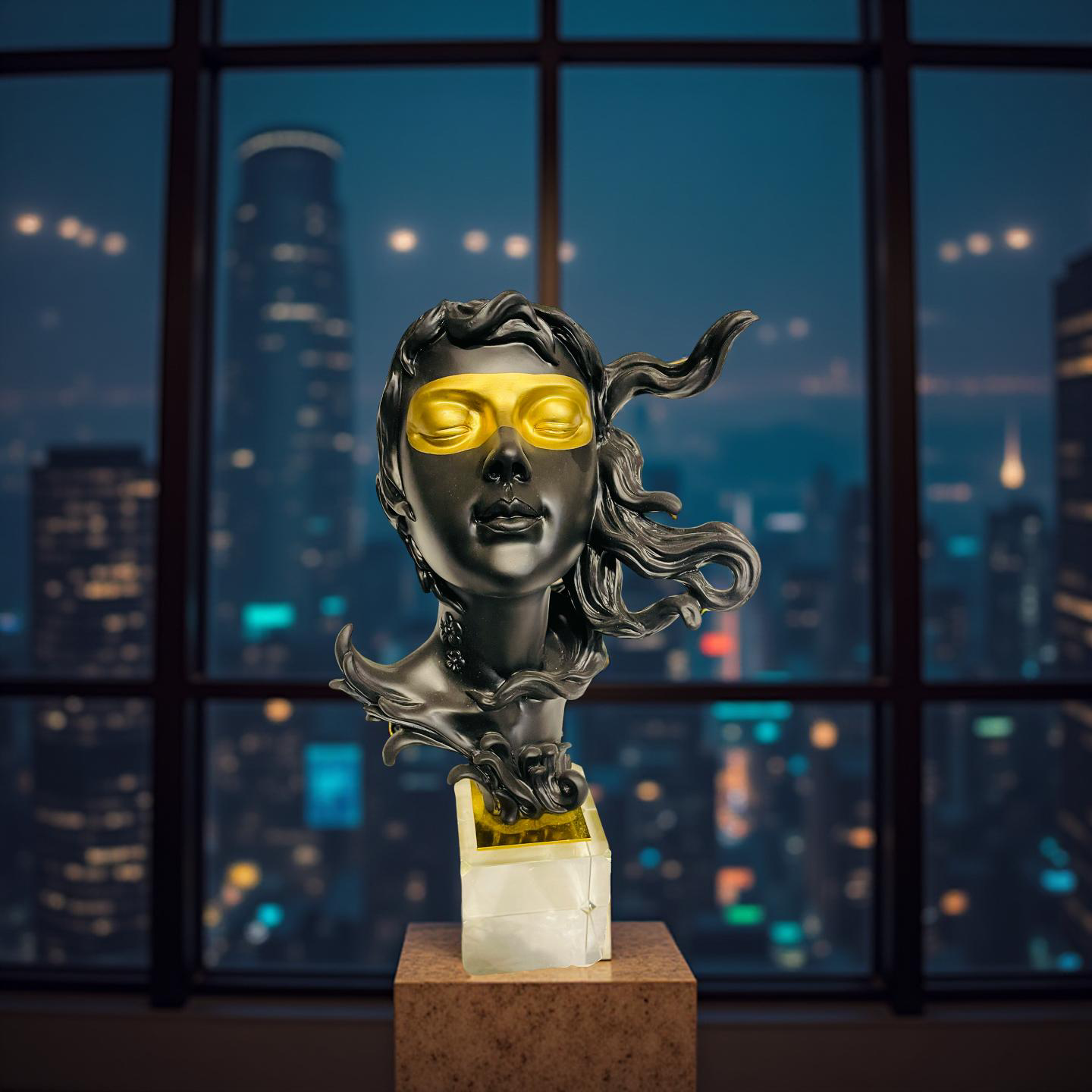 Serenity Woman Bust Sculpture