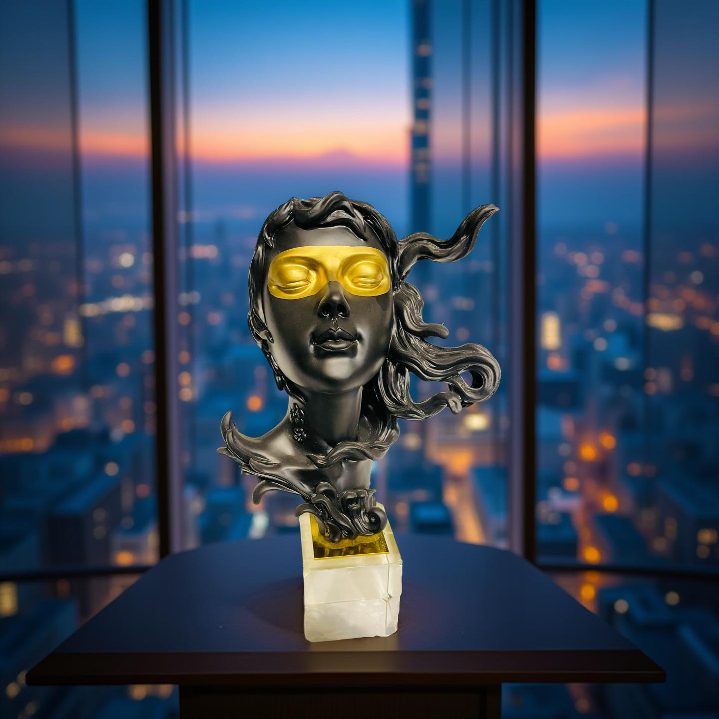 Serenity Woman Bust Sculpture