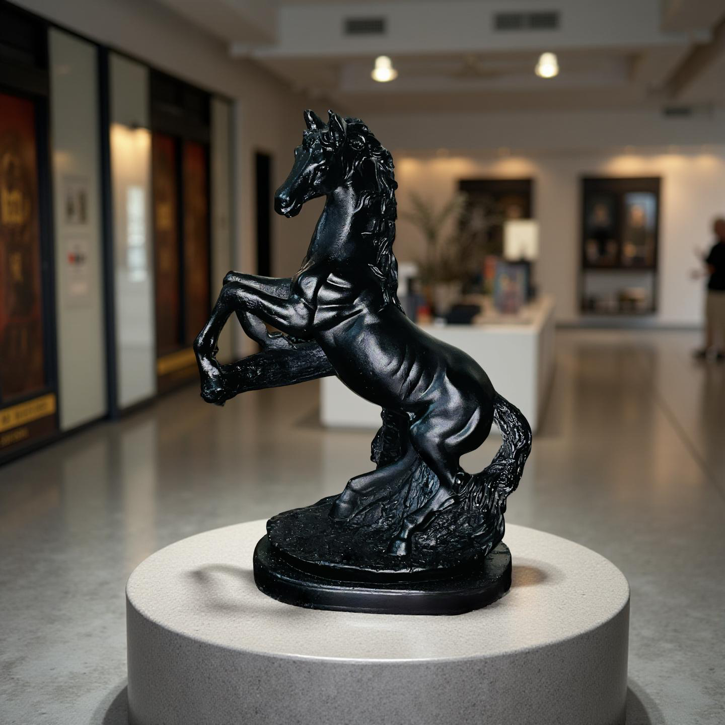 Black Horse Figurine