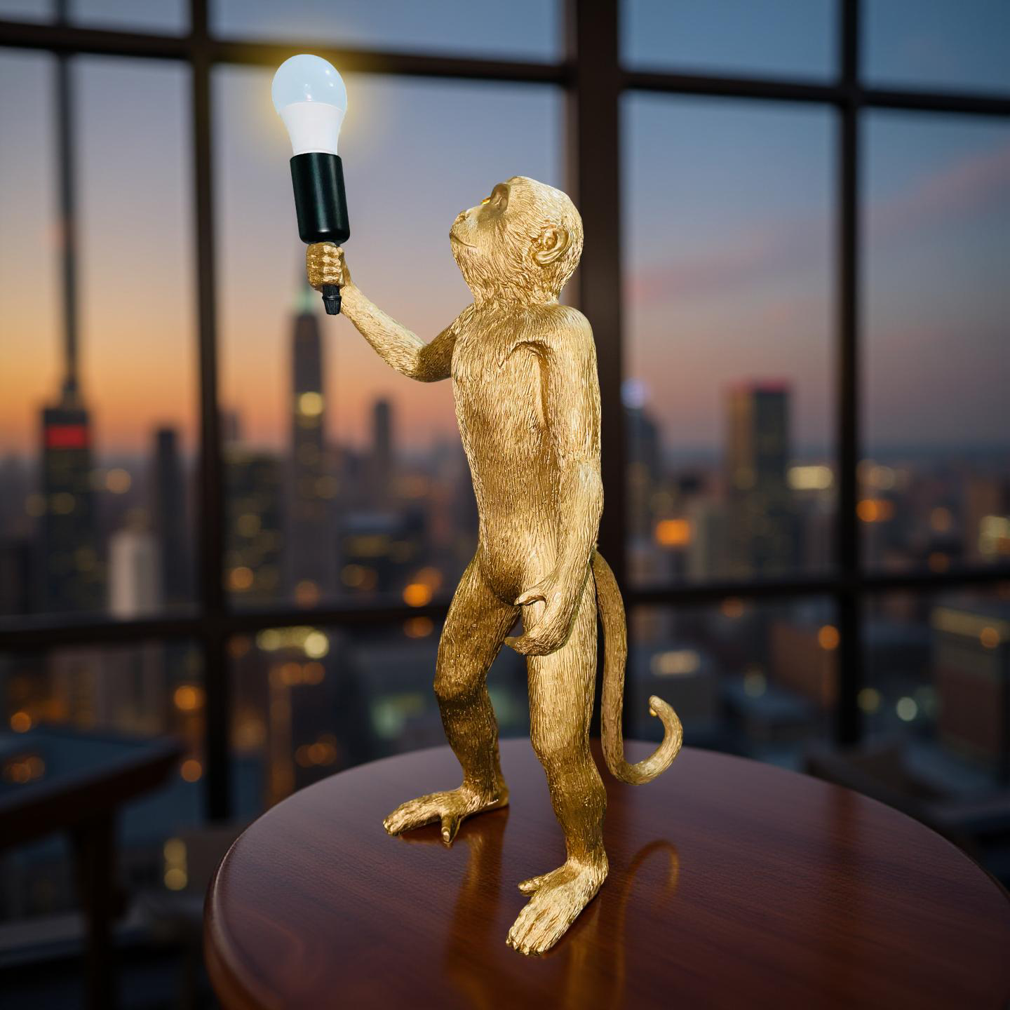 Golden Monkey Lamp – Standing Edition