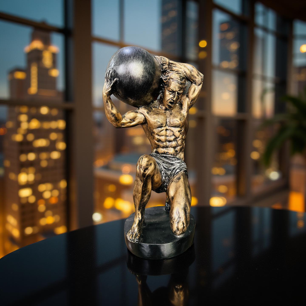 Titan’s Burden – Atlas Strength Sculpture