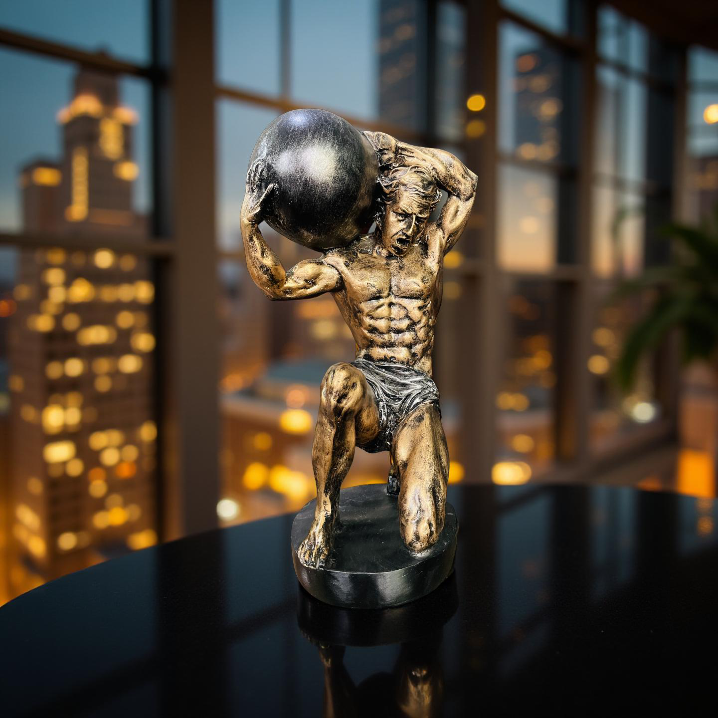 Titan’s Burden – Atlas Strength Sculpture