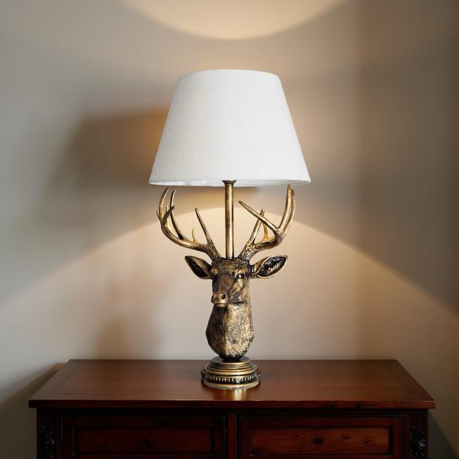 Majestic Stag Antler Lamp