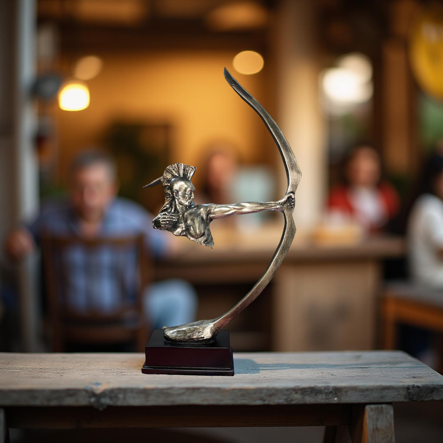 The Eternal Archer – Warrior with Bow Sculpture