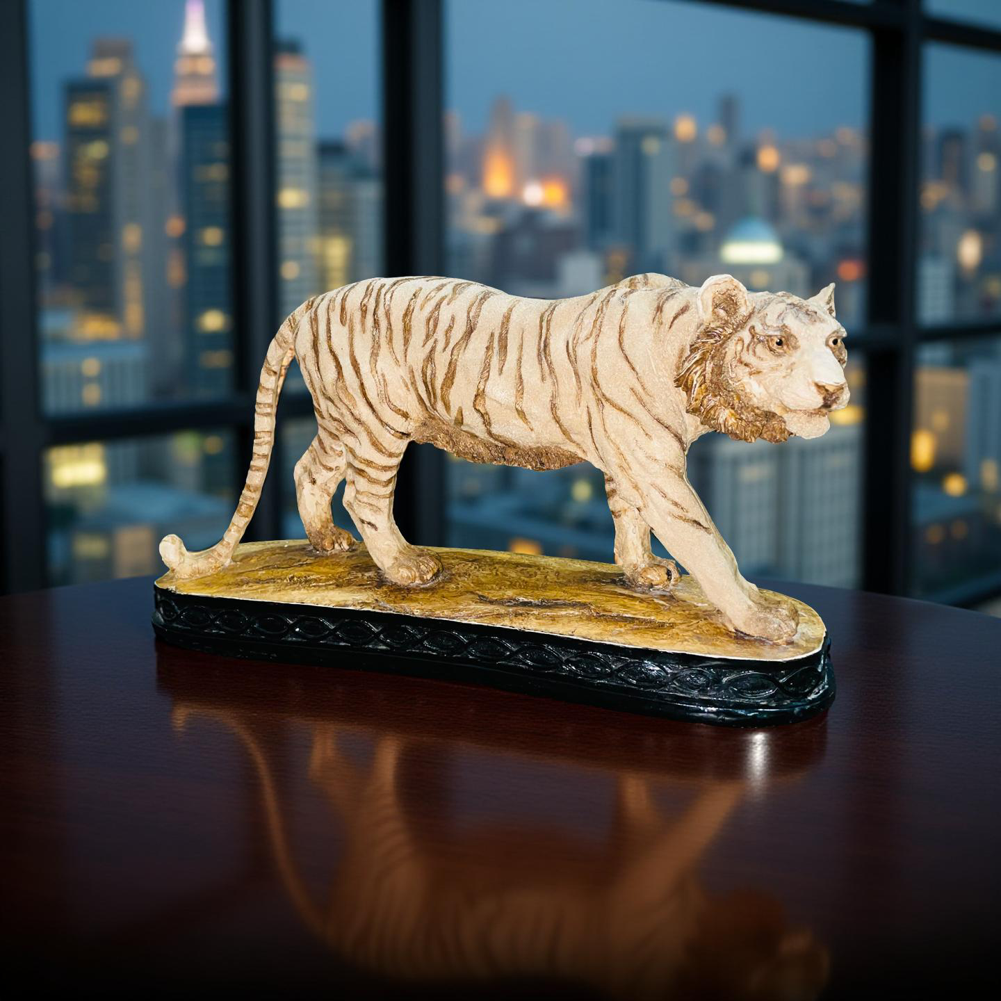 Tiger Resin Sculpture 🐅