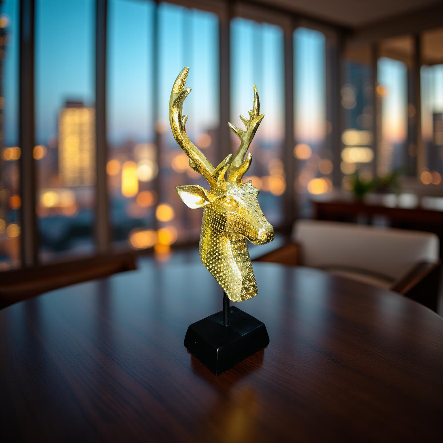 Golden Stag Resin Bust