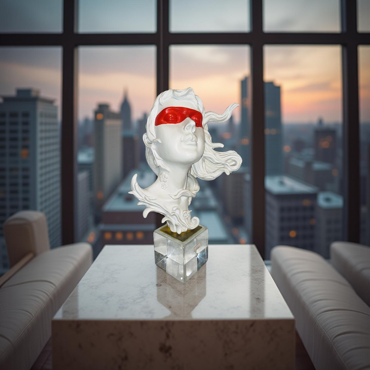 Serenity Woman Bust Sculpture