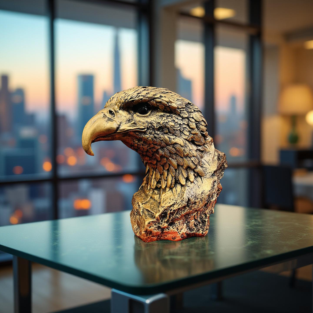 Eagle’s Vigil – Majestic Eagle Head Bust