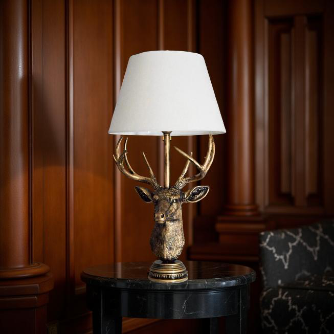 Majestic Stag Antler Lamp