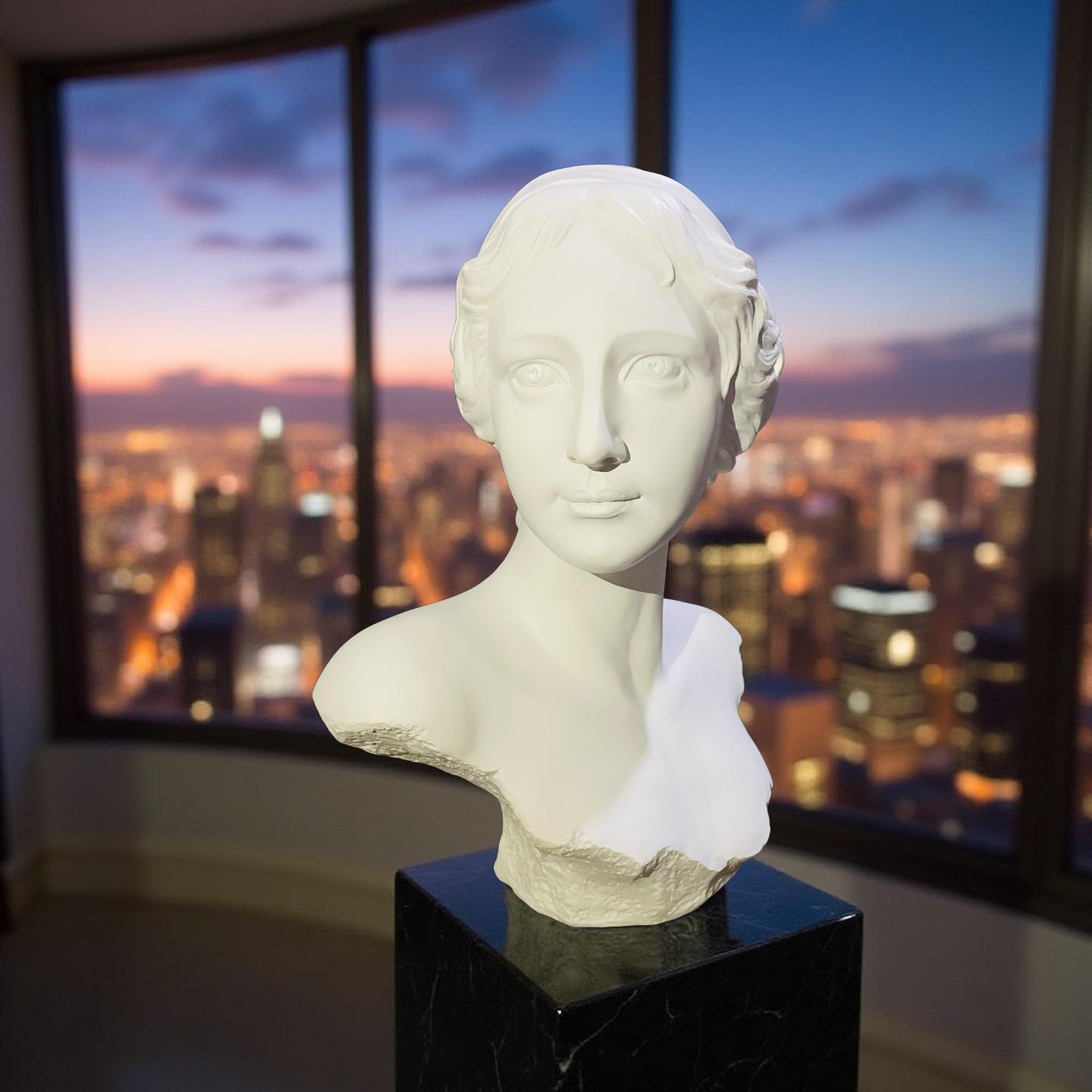 Classical Lady Bust Sculpture