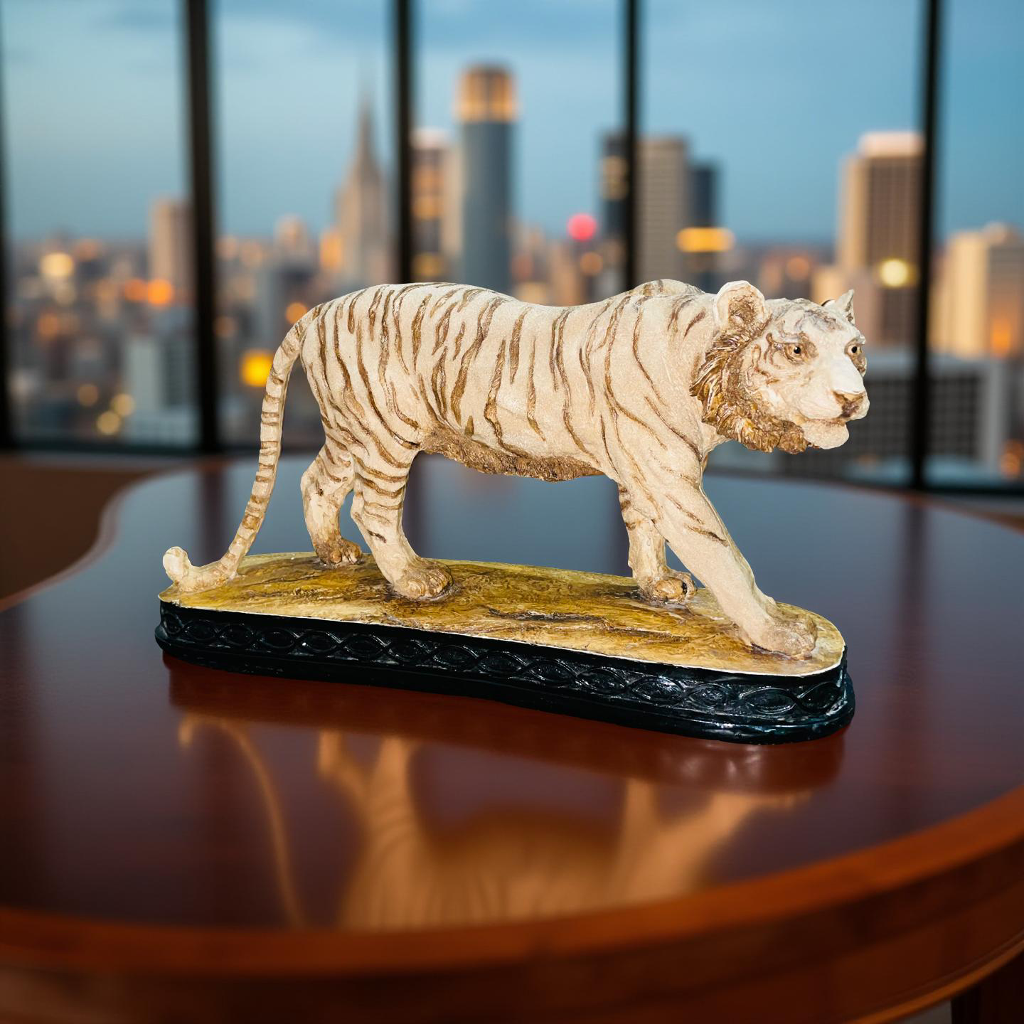 Tiger Resin Sculpture 🐅