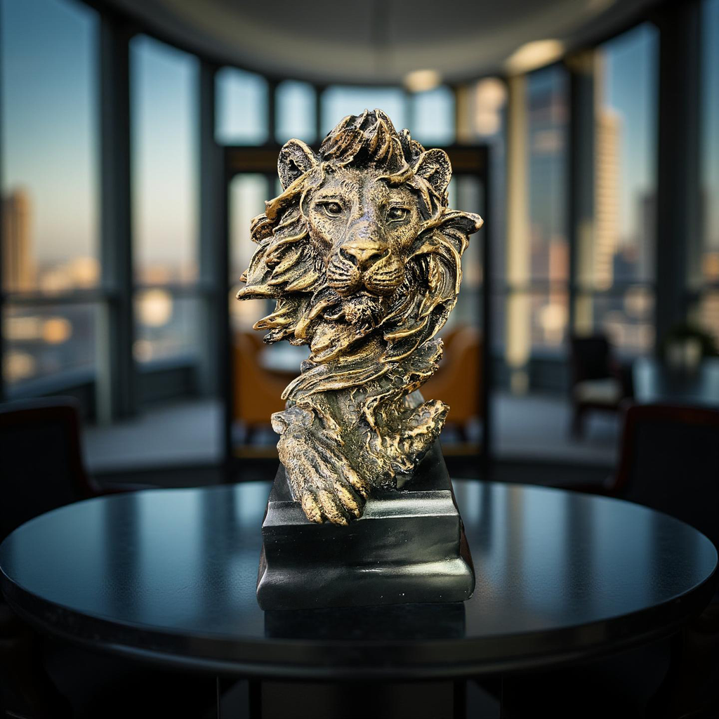 Majestic Mane – Regal Lion Bust