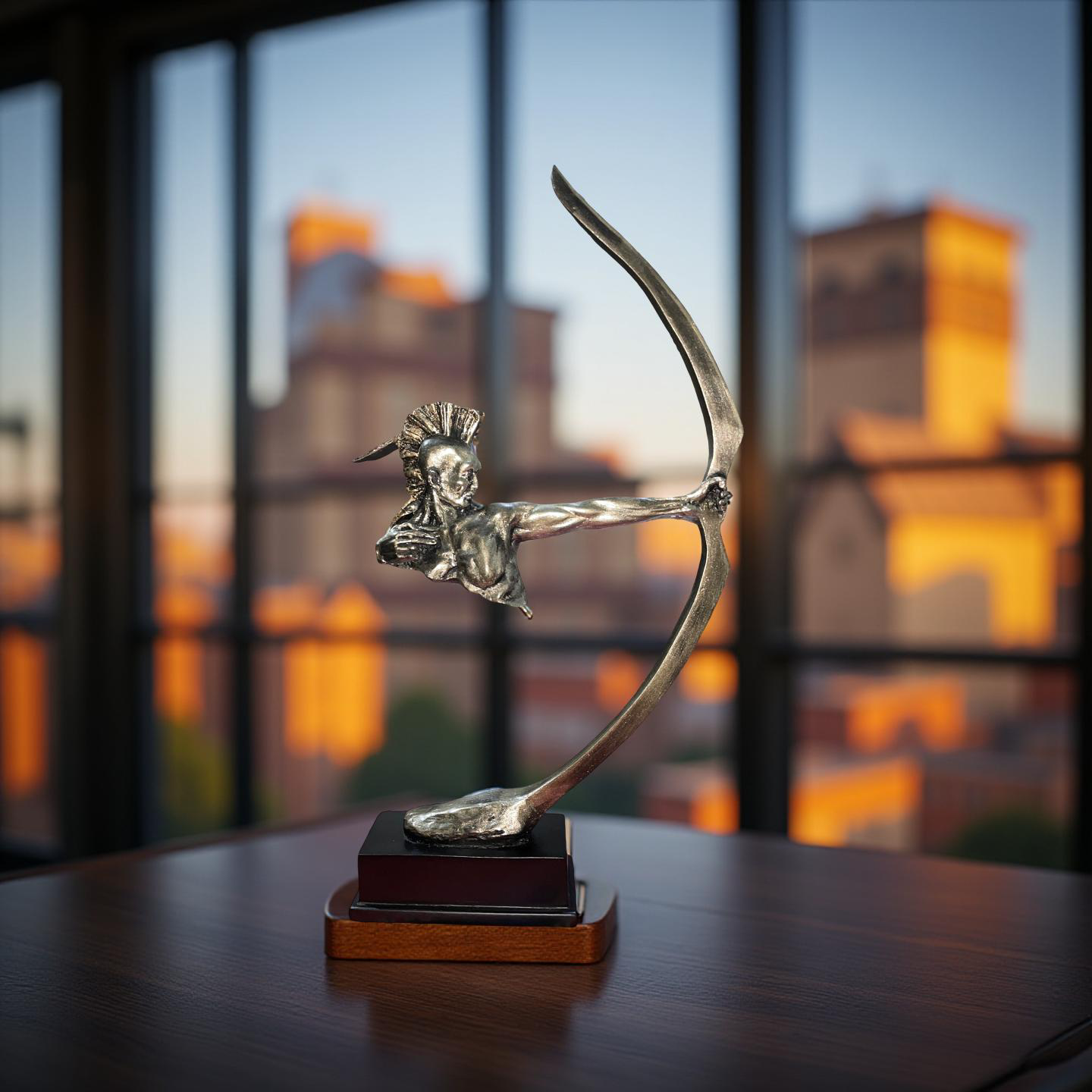 The Eternal Archer – Warrior with Bow Sculpture