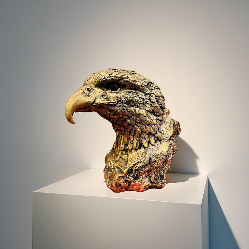 Eagle’s Vigil – Majestic Eagle Head Bust