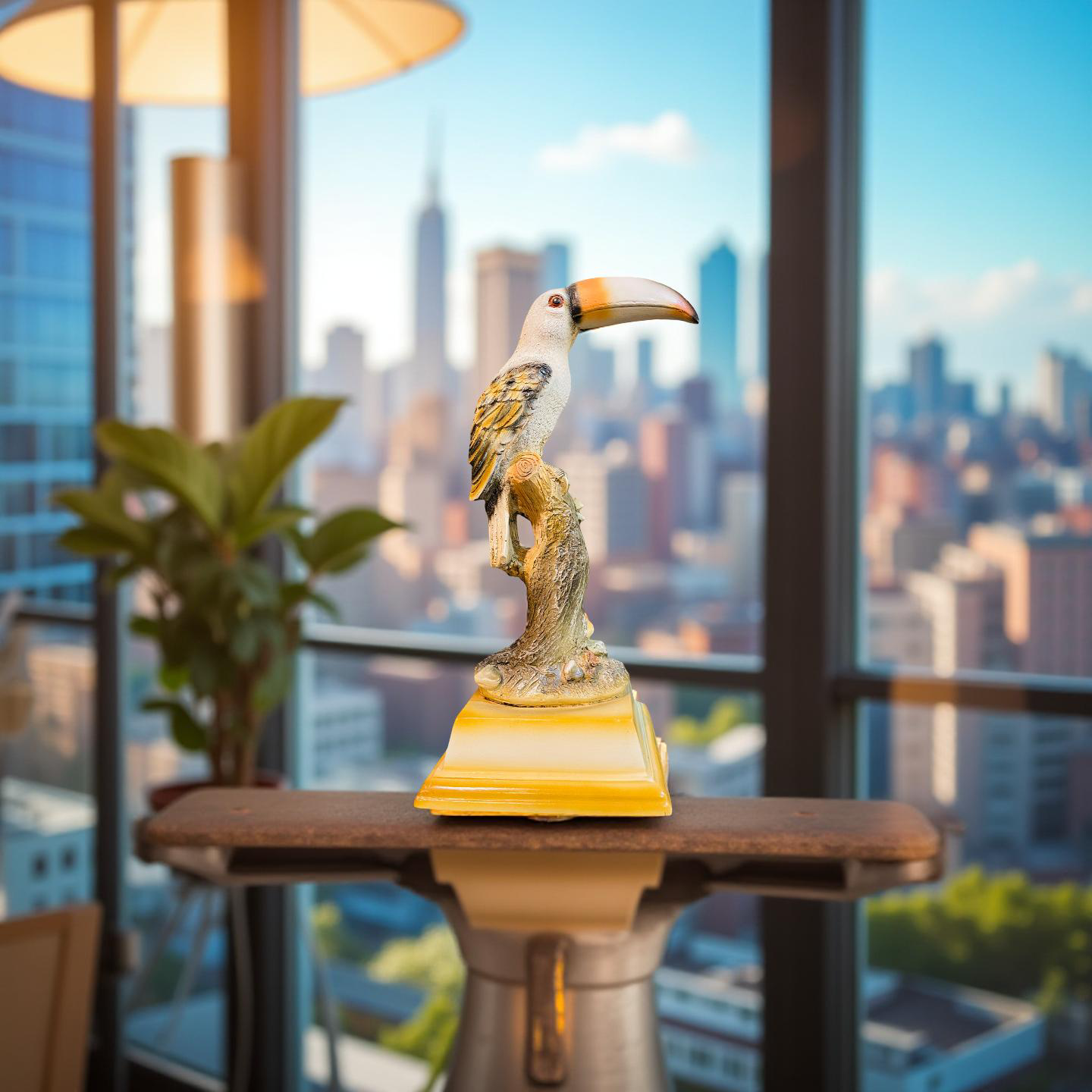 Tropical Sentinel – Toucan Perch Figurine