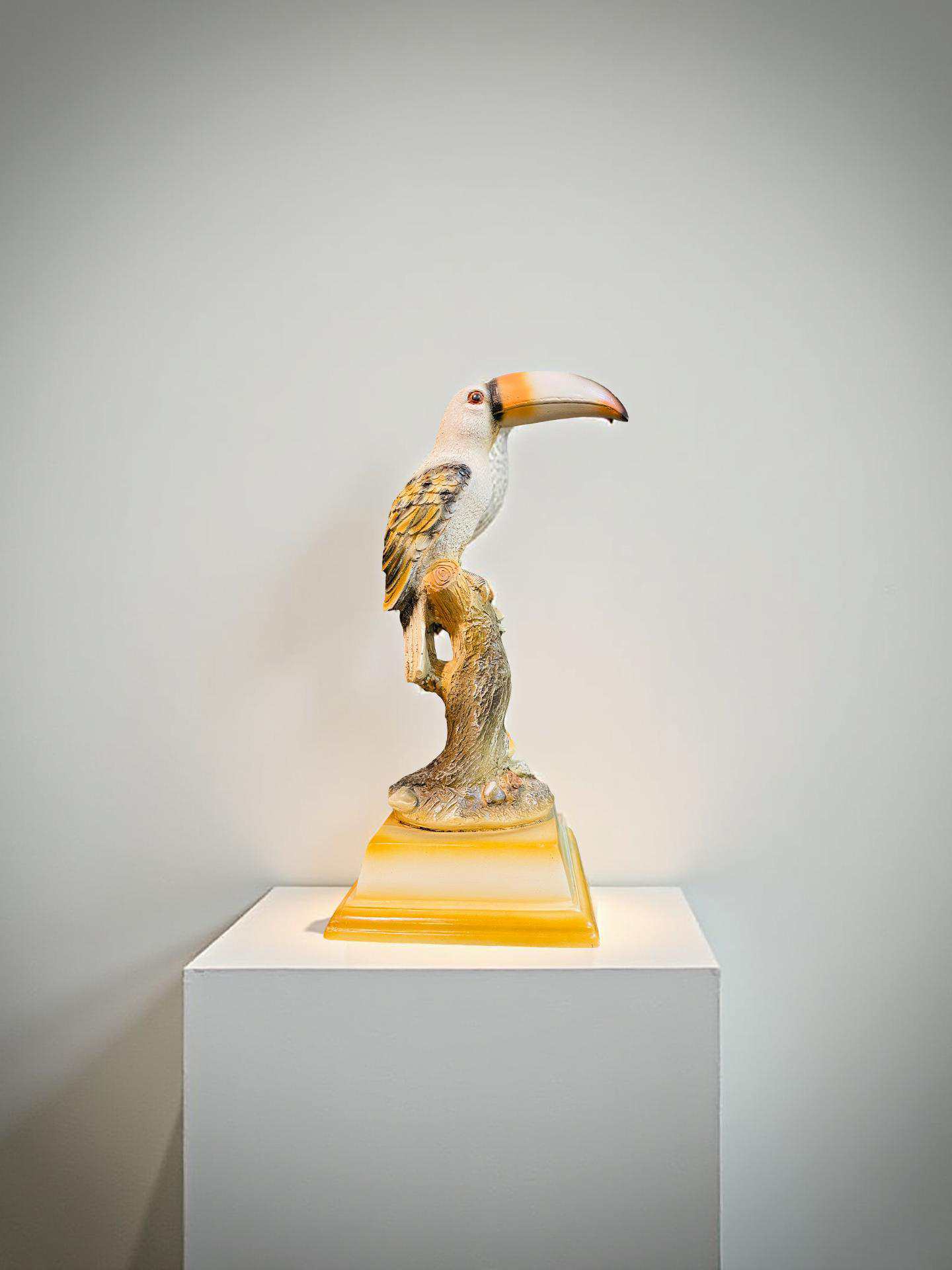 Tropical Sentinel – Toucan Perch Figurine
