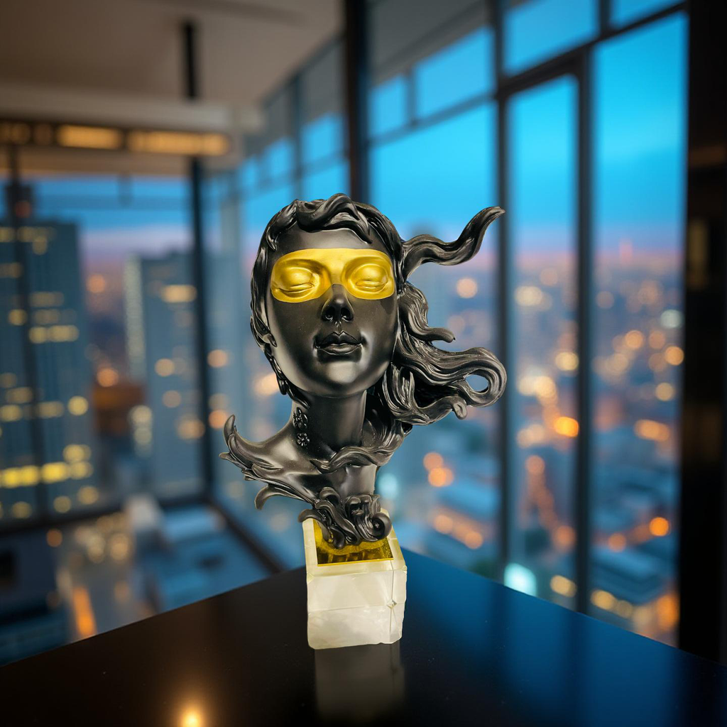 Serenity Woman Bust Sculpture