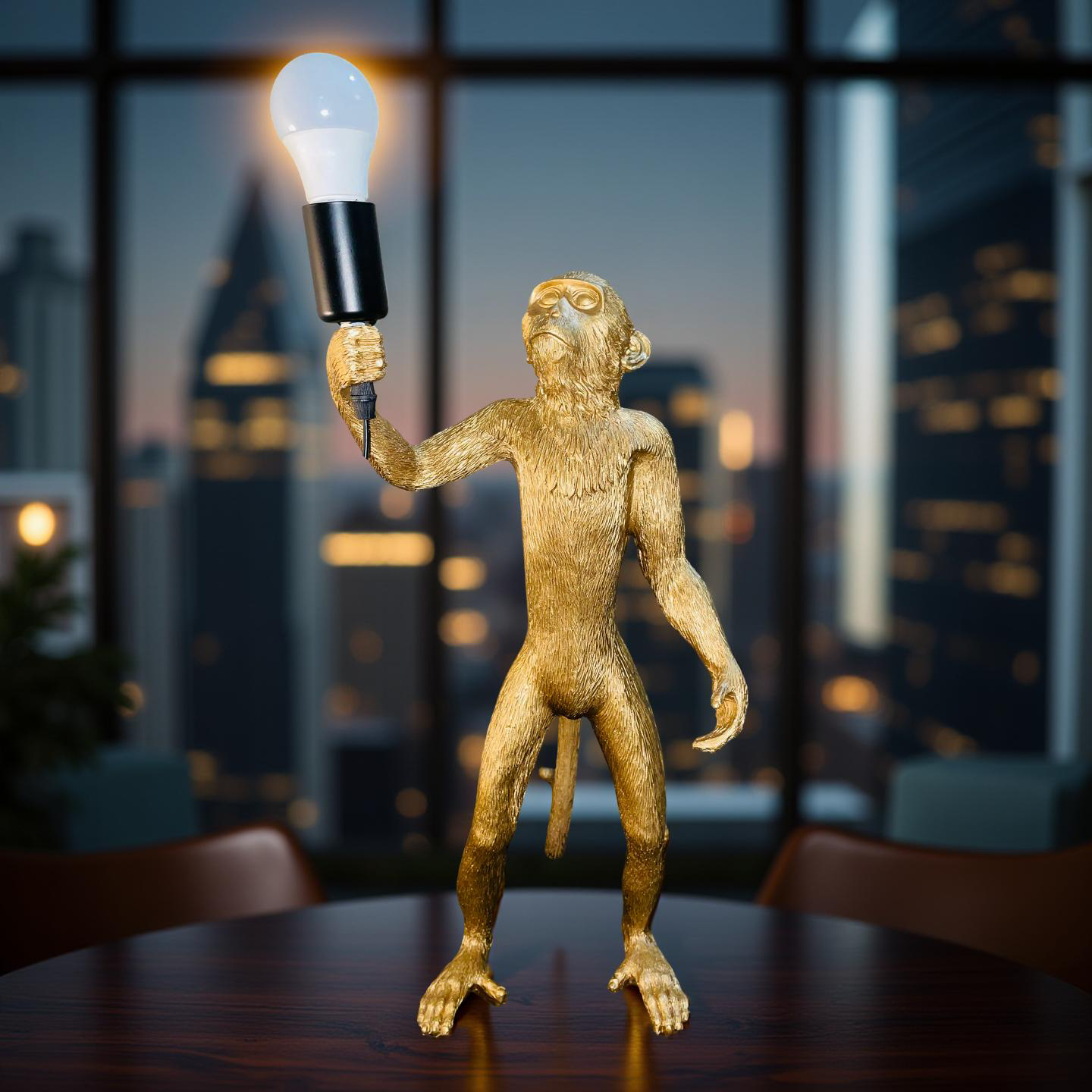 Golden Monkey Lamp – Standing Edition