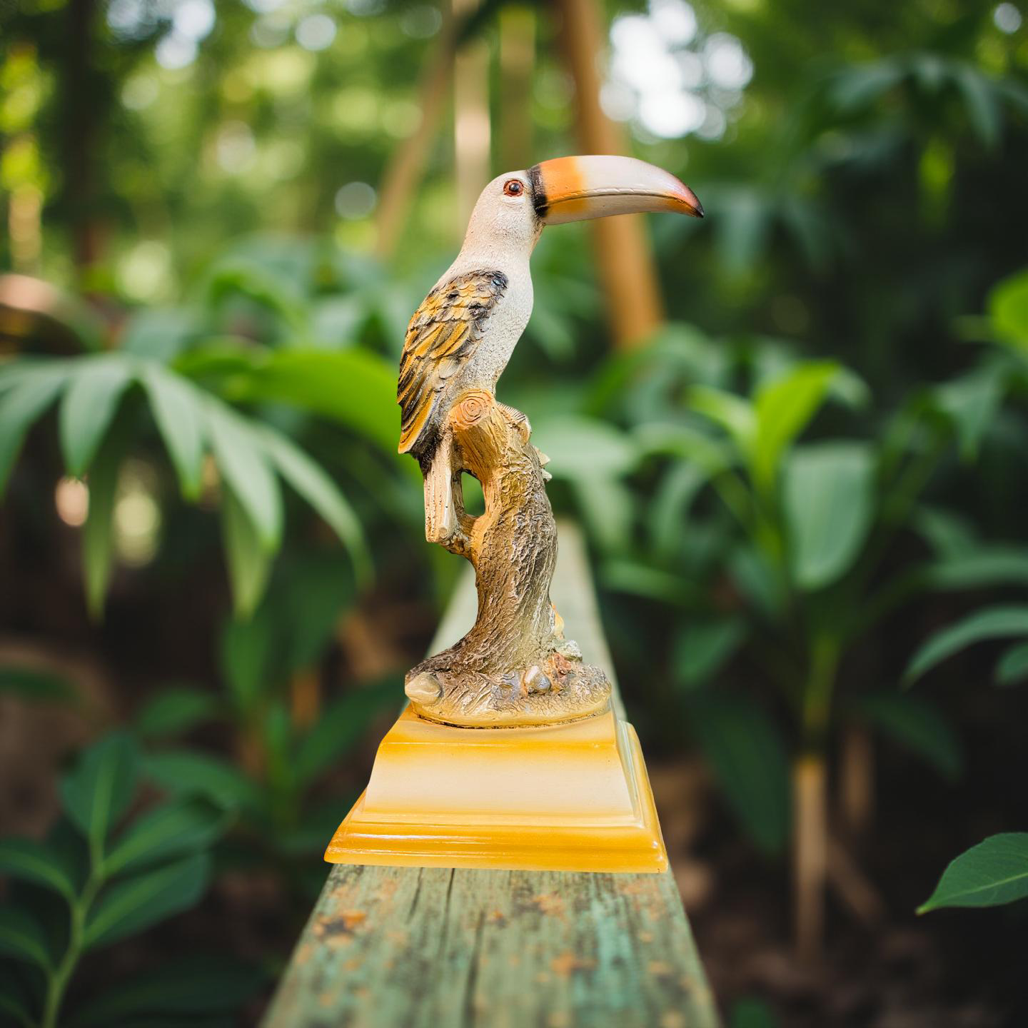 Tropical Sentinel – Toucan Perch Figurine