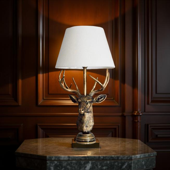 Majestic Stag Antler Lamp