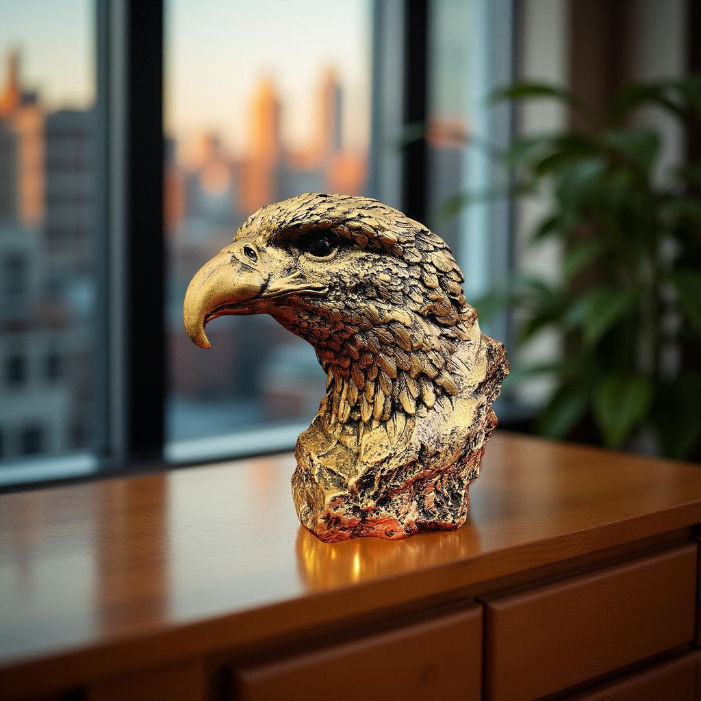 Eagle’s Vigil – Majestic Eagle Head Bust