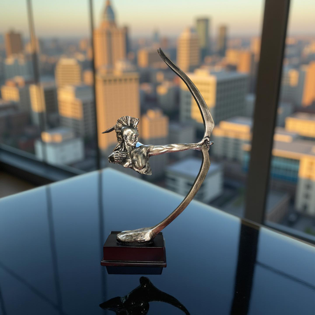 The Eternal Archer – Warrior with Bow Sculpture