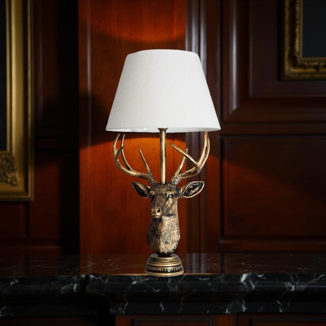Majestic Stag Antler Lamp