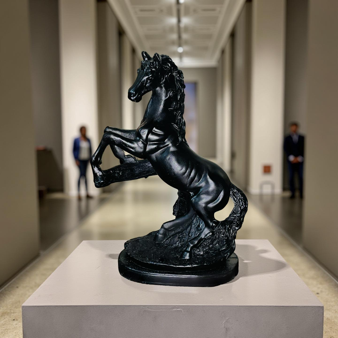 Black Horse Figurine