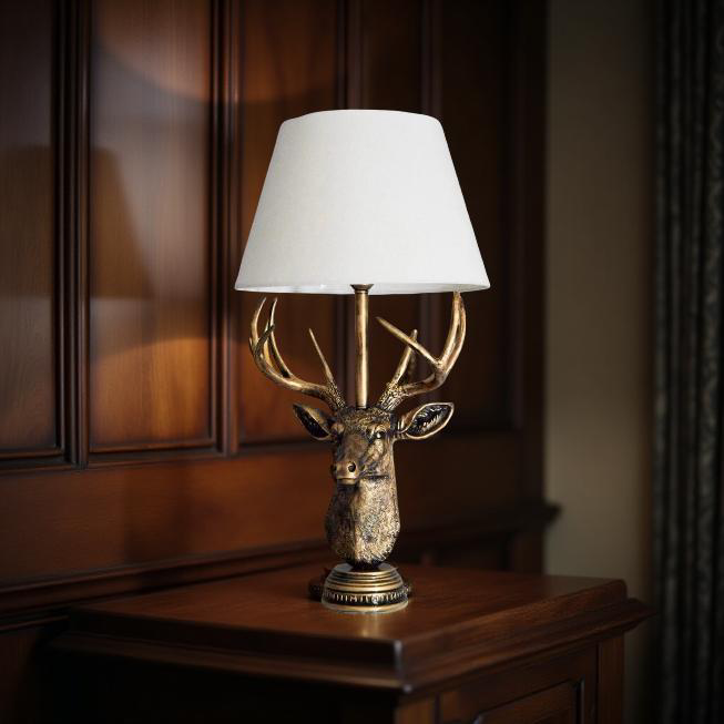 Majestic Stag Antler Lamp