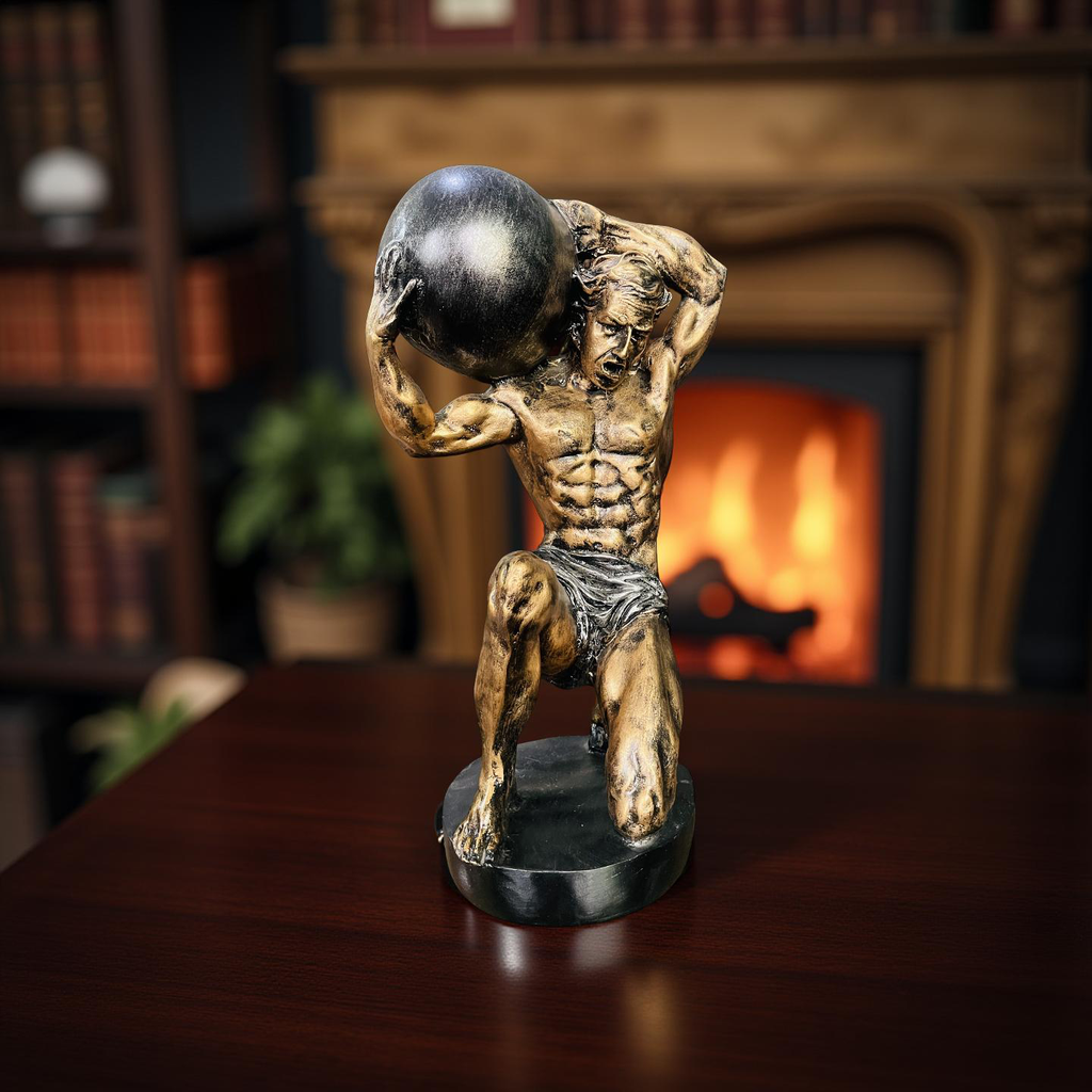Titan’s Burden – Atlas Strength Sculpture