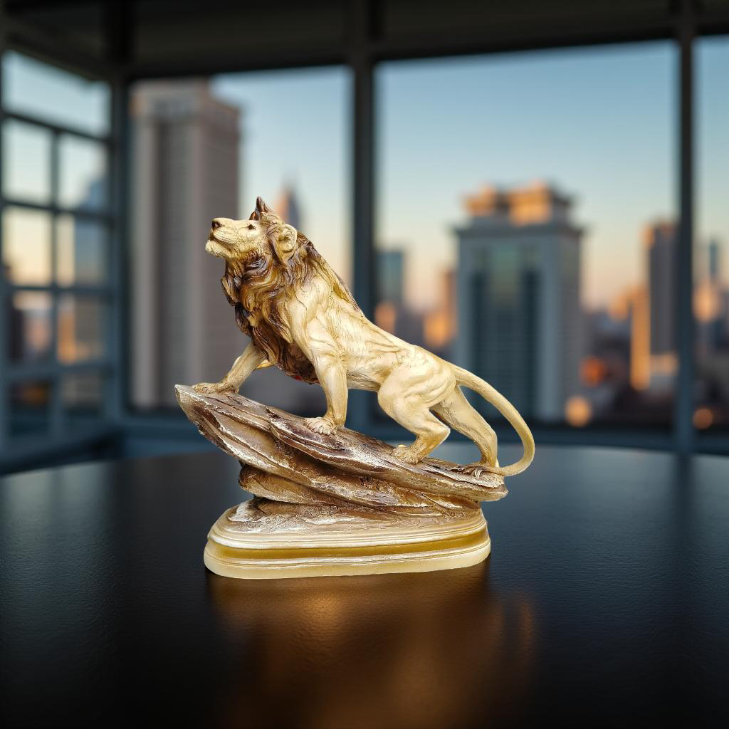 Summit Roar – Majestic Lion Figurine