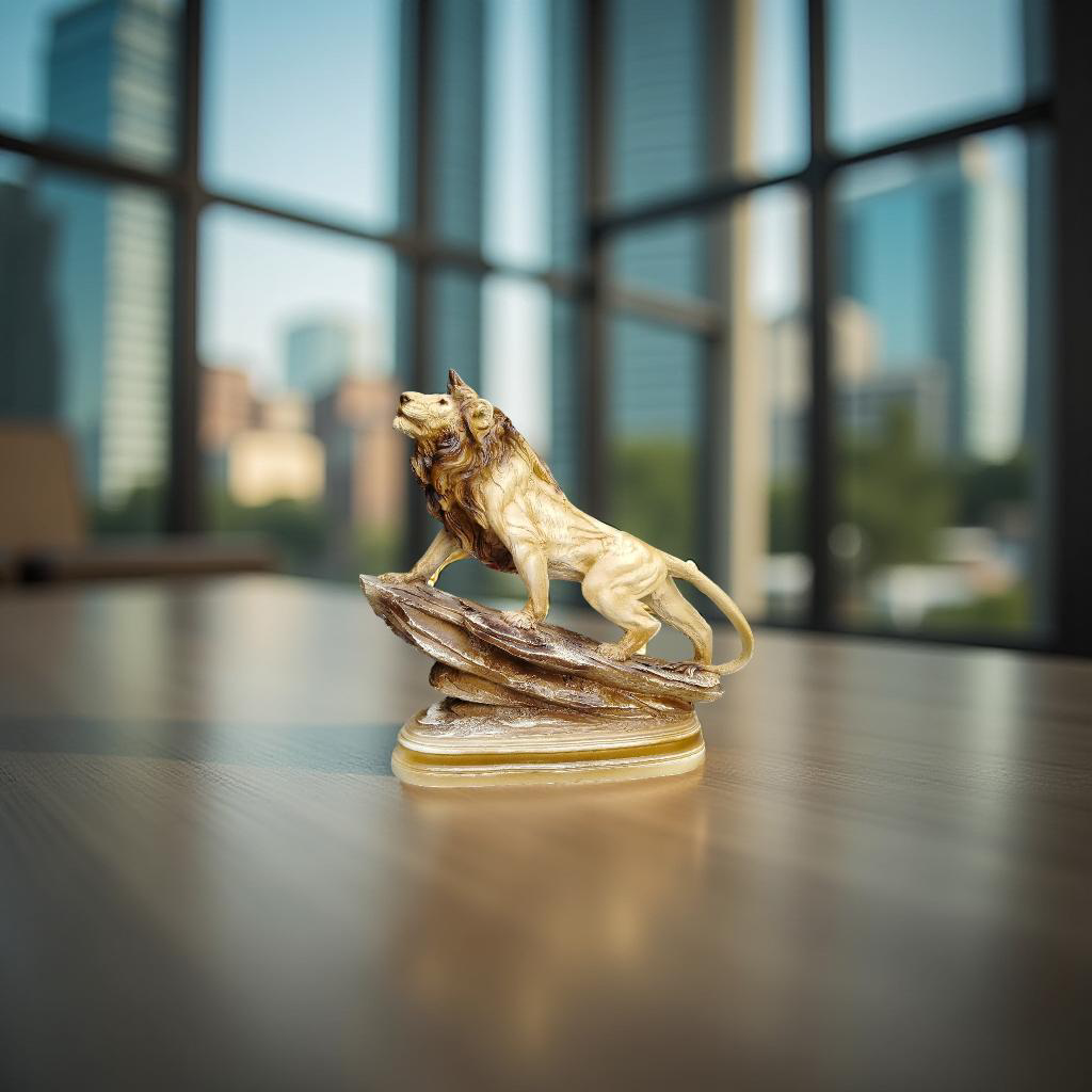 Summit Roar – Majestic Lion Figurine