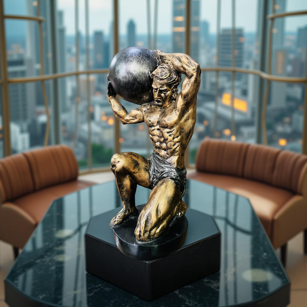 Titan’s Burden – Atlas Strength Sculpture