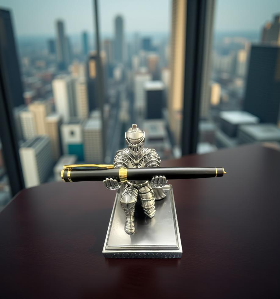Knight of the Desk – Pen Holder Decor