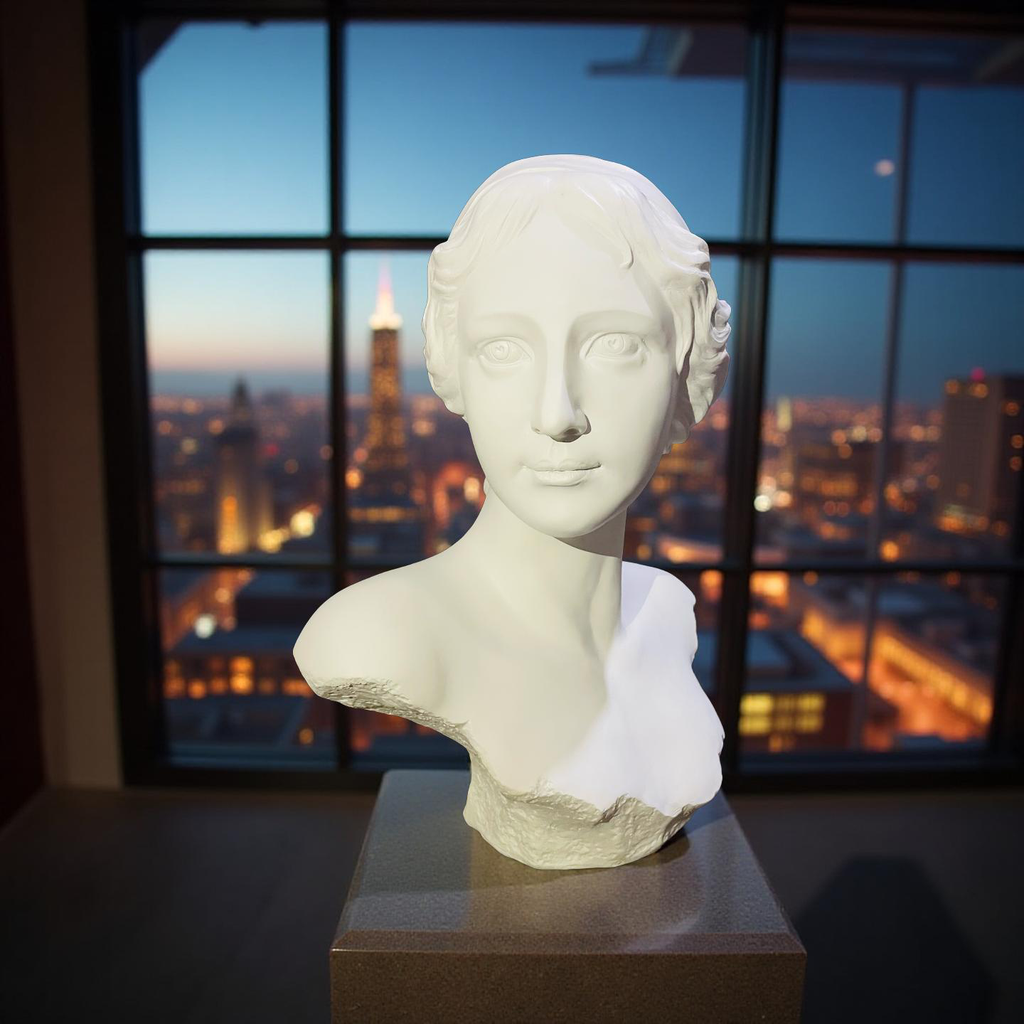 Classical Lady Bust Sculpture
